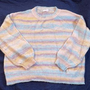 Pink Lily Multi Color Knit Sweater